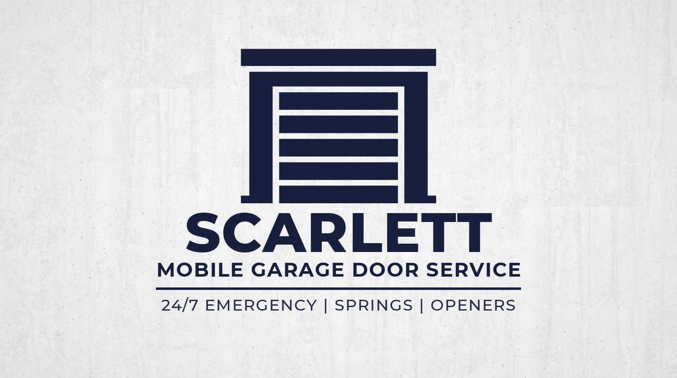 Scarlett Mobile Garage Door Service - Chicago, IL Garage Door Logo